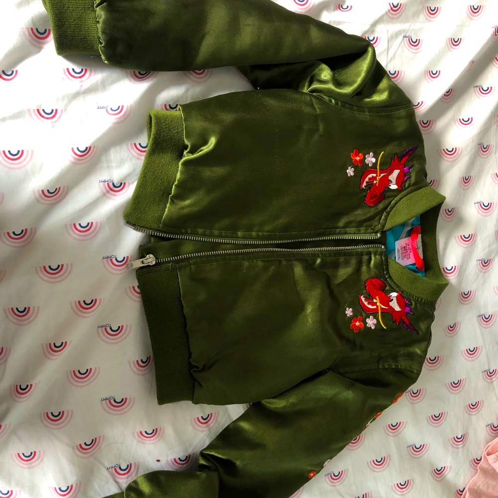 Disney Store Mulan Bomber Jacket Sz 5/6